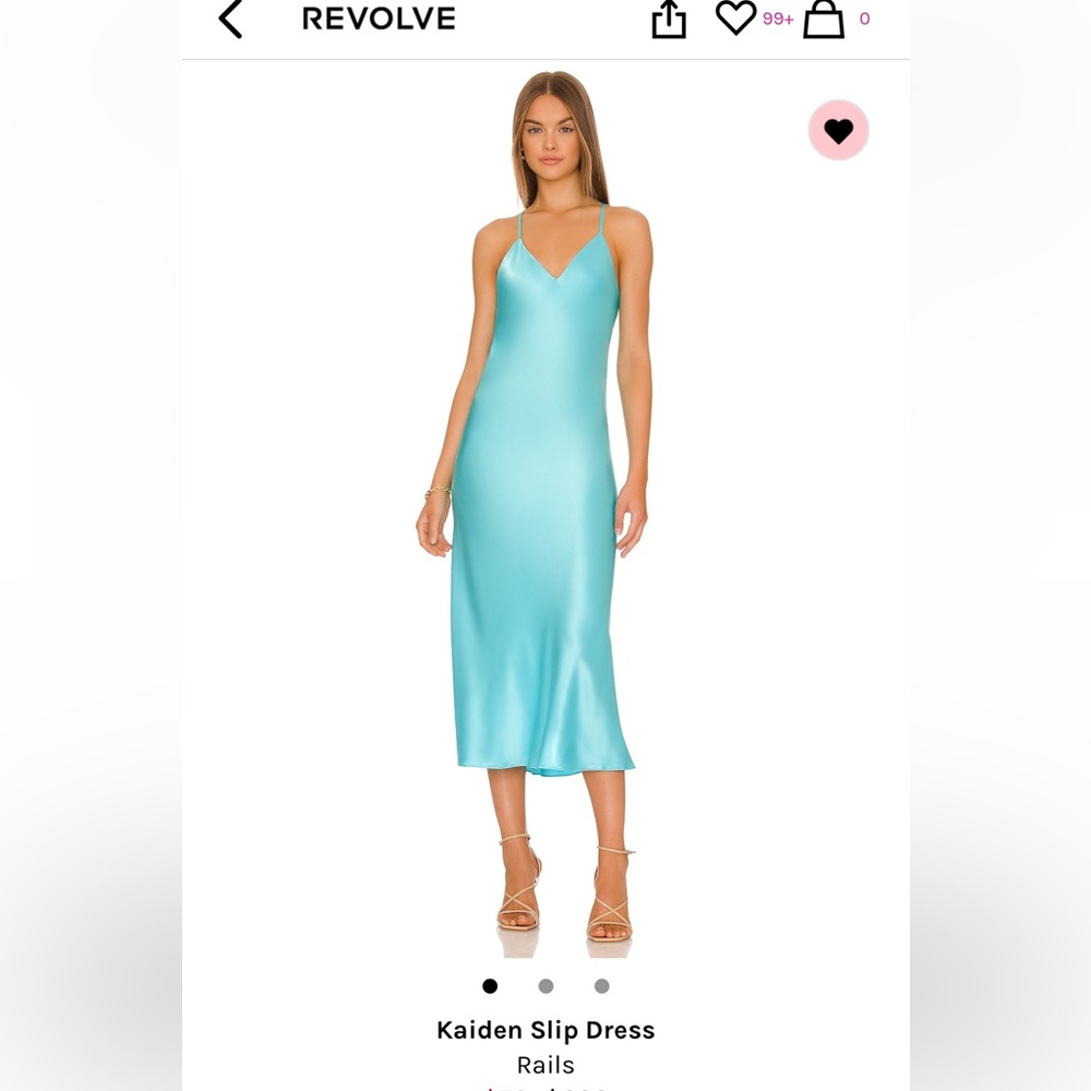 Rails silk maxi dress